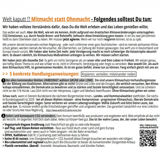 Kopiervorlage Handlungsanweisungen